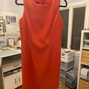 AGB coral shift dress, NWT